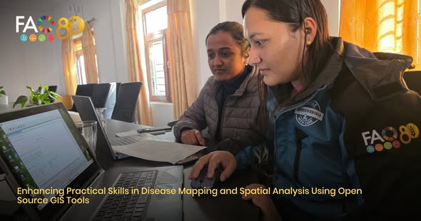 पशु सेवा विभागमा ६ दिने भू-स्थानिक विश्लेषण तालिम सम्पन्न