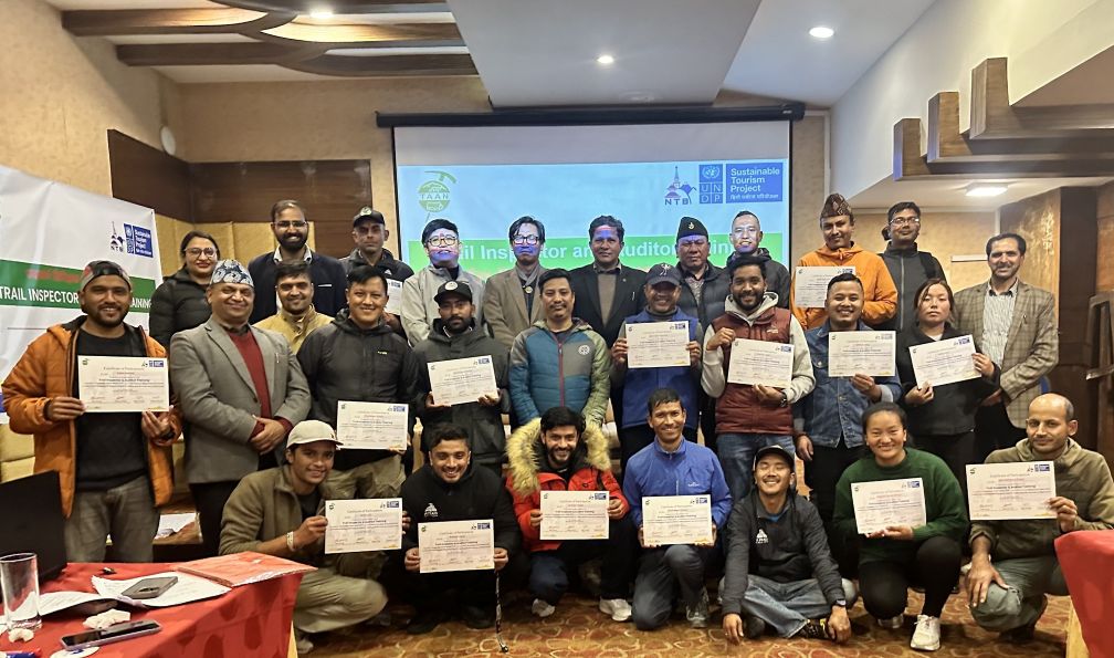 23 Trekking Guides Graduate as Trail Inspectors to Enhance Nepal’s Trekking Safety