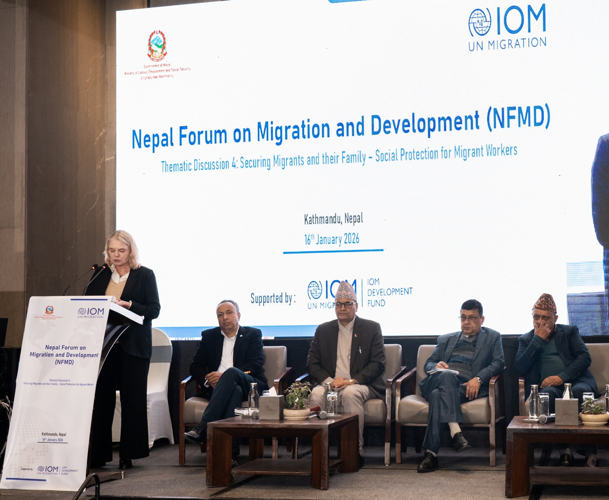 वैदेशिक रोजगारमा रहेका श्रमिकलाई सामाजिक सुरक्षामा समेट्न जोड